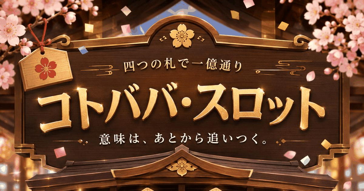 コトババ・スロット